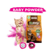 Biokitty Cat Litter - Baby Powder - 10L Biokitty